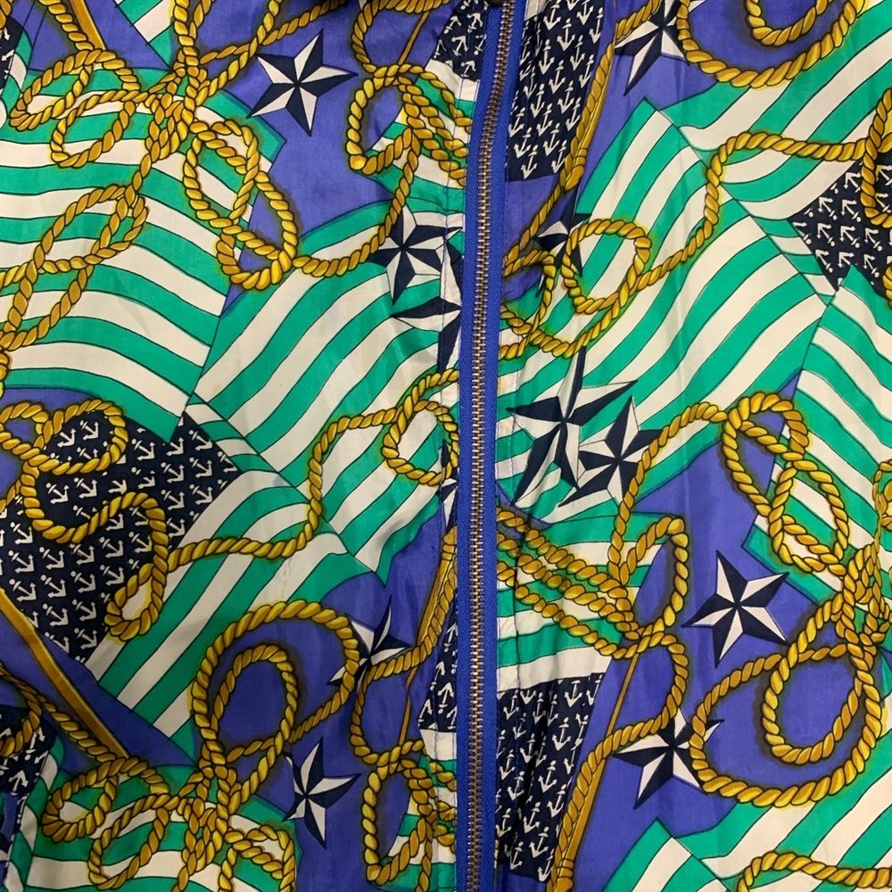 Colorful Patterned Bomber Jacket - Picture 3 of 4